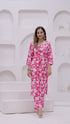 Pure COTTON Pink Floral print Co-ord set